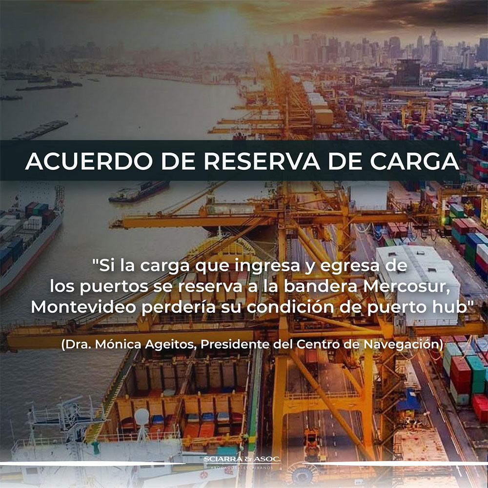 SCIARRA & ASOC The cargo reservation agreement