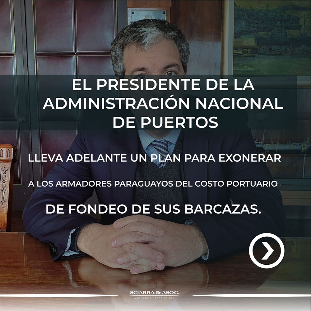 SCIARRA & ASOC Uruguay se opone al acuerdo de “Reserva de Carga” que promueven argentina y Brasil